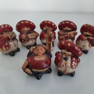 Vintage Hand Painted Mariachi Band